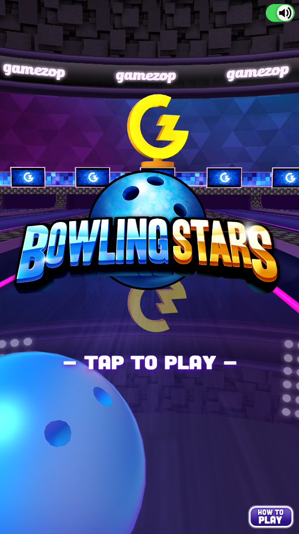 Tap to play bowling stars.