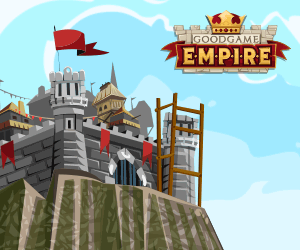 Goodgame Empire - Pfeile fliegen auf eine Burg zu