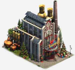 Bild einer Schokoladenfabrik im Spiel Forge of Empires