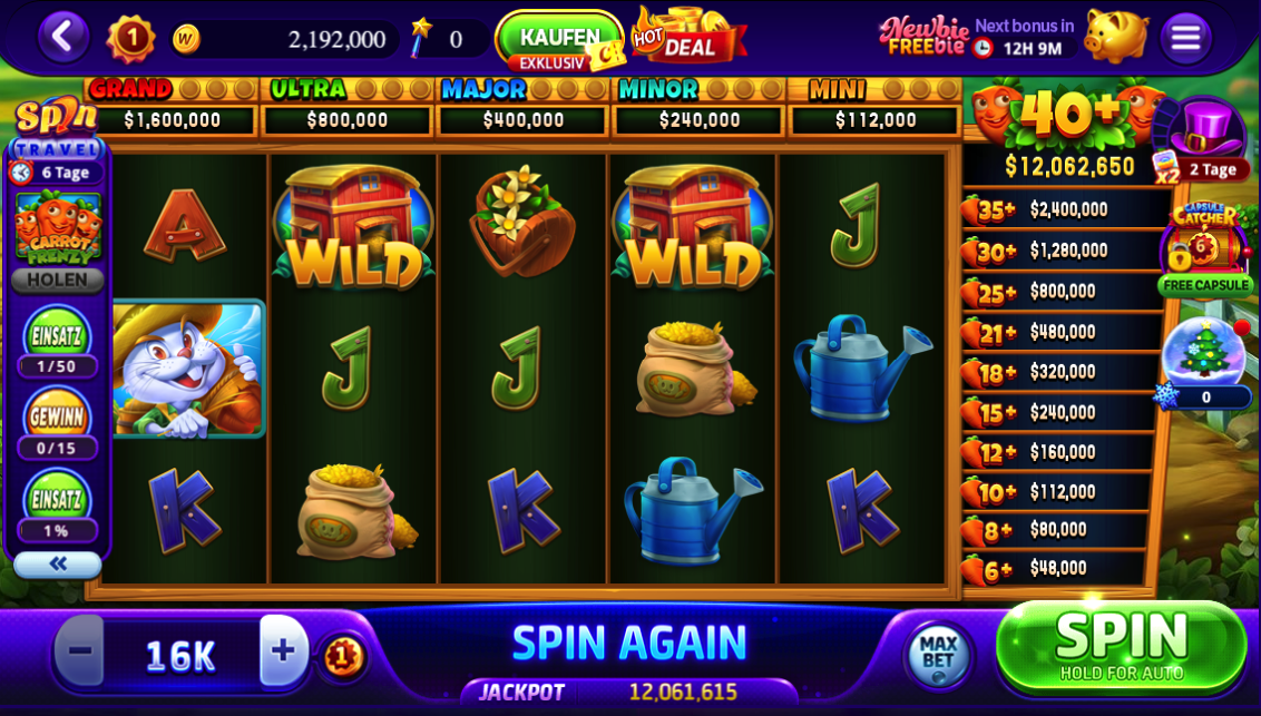 Rolling in more Gold Teaser Grafik für das Casino Erlebnis mit Goldgräber und Goldmiene