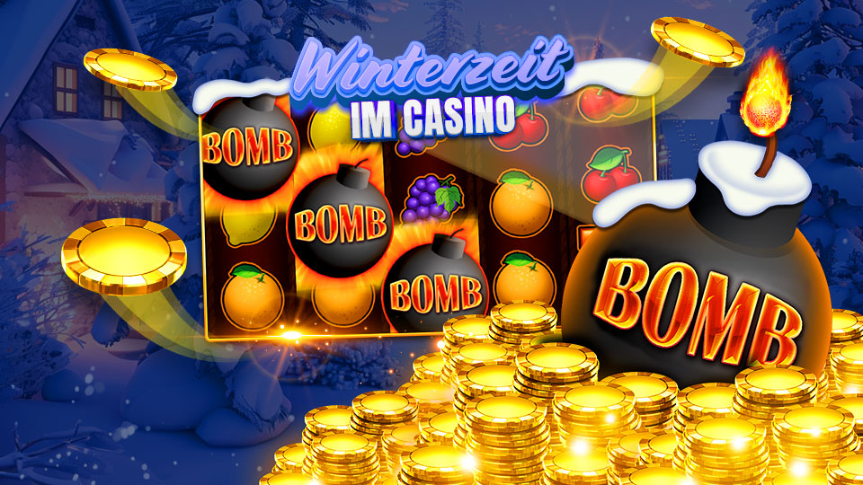 Winter im Casino Slotmachine im Schnee