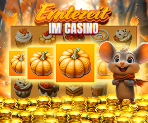 Herbst Casino Jackpot mir Kürbis Slot Machine