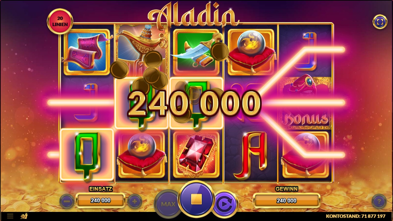 Slotmachine "Aladin"