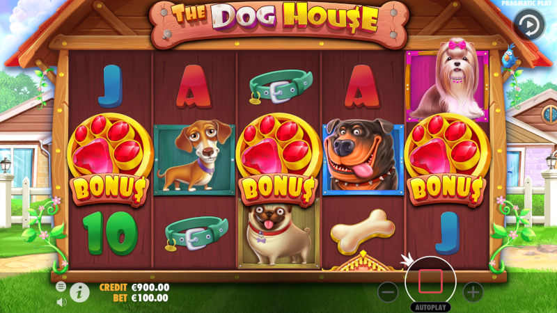 Slotmachine "The Dog House"