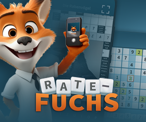 Rate-Fuchs Game Pausenspiel Minispiel Suduko Schwedenrätsel Gitterrätsel Wortsuche