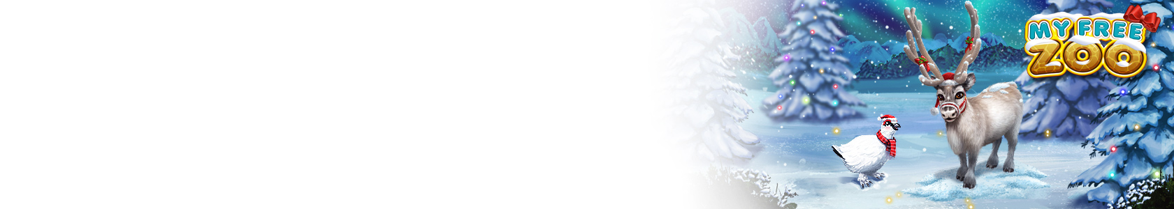 My Free Zoo Hero Grafik für den Winter Content