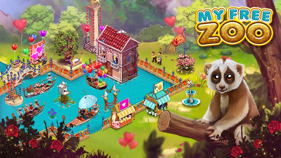 My Free Zoo Teaser Grafik für Valentines Day Content