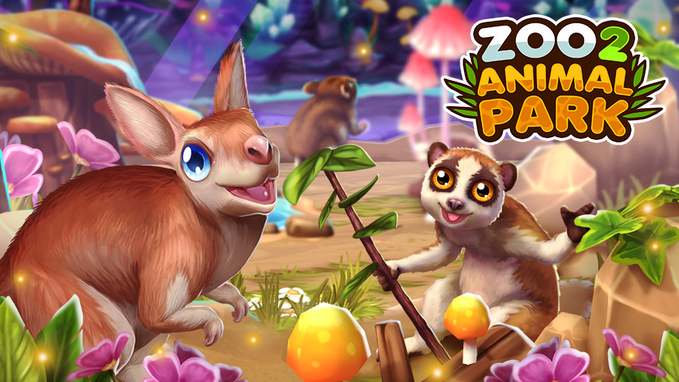 Zoo 2 Animal Park GHrafik für das Game Update Noctarium Nachttierhaus