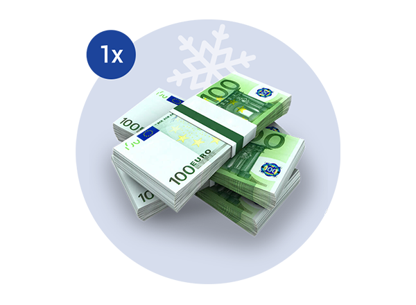 300.000 € im Jackpot: 10 Jahre lang 2.500 € monatlich auf Ihr Konto!