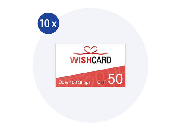 CHF 50 Wishcard