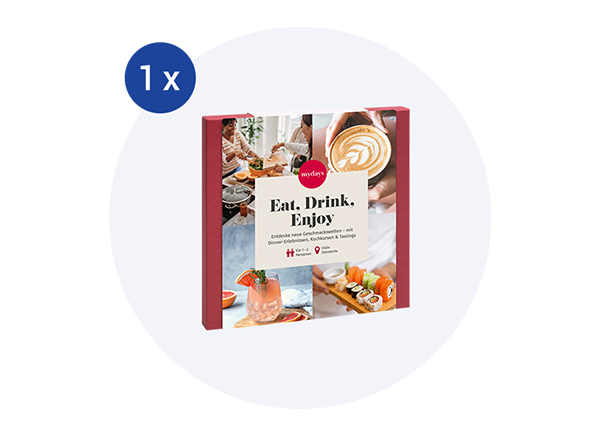 Mydays Geschenkbox Eat, Drink, Enjoy
