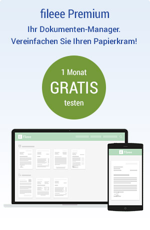fileee Premium: Ihr pers&ouml;nlicher Dokumenten-Manager