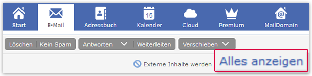 Klicken Sie auf "Alles anzeigen"
