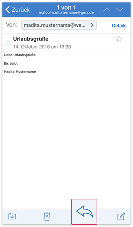 E-Mail weiterleiten