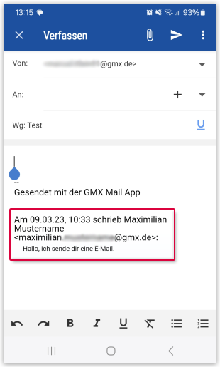 E-Mail verfassen