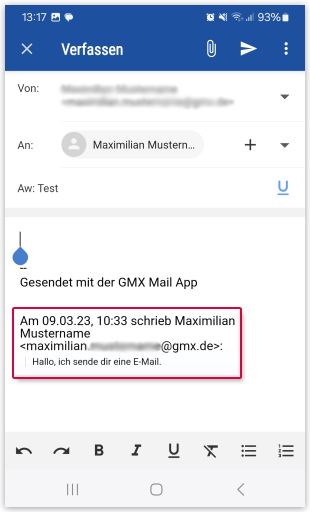 E-Mail verfassen