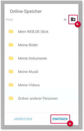 Foto hochladen