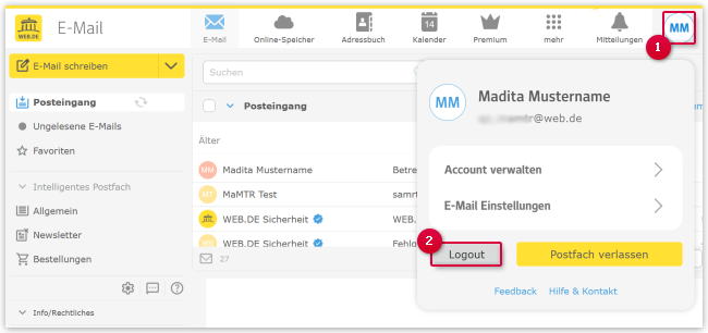 Logout-Button