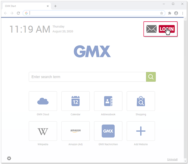 gmx mail google chrome