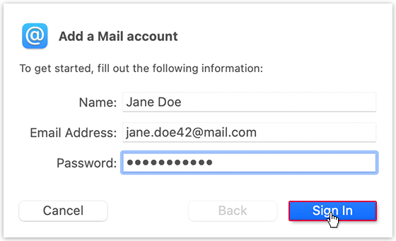 input data