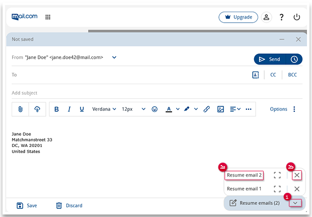 Edit up to 5 email at the same time