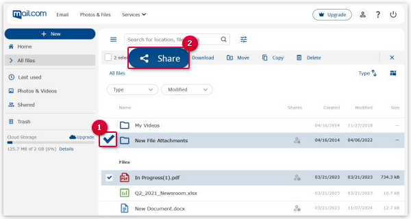 Sharing a Folder
