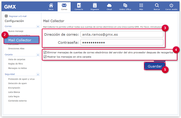 Configuring a POP3 Mail Collector