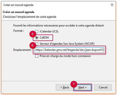 Configurez la synchronisation avec Mozilla Thunderbird