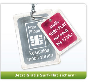 Jetzt gratis Surf-Flat sichern!