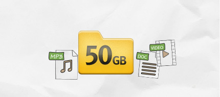 Online Speicherplatz erweitern mit dem WEB.DE Online-Speicher